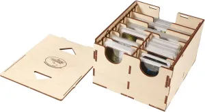 The Broken Token Combo Card Case for Standard & Mini Size Cards - Wood Card Organizer for American & Europian Cards
