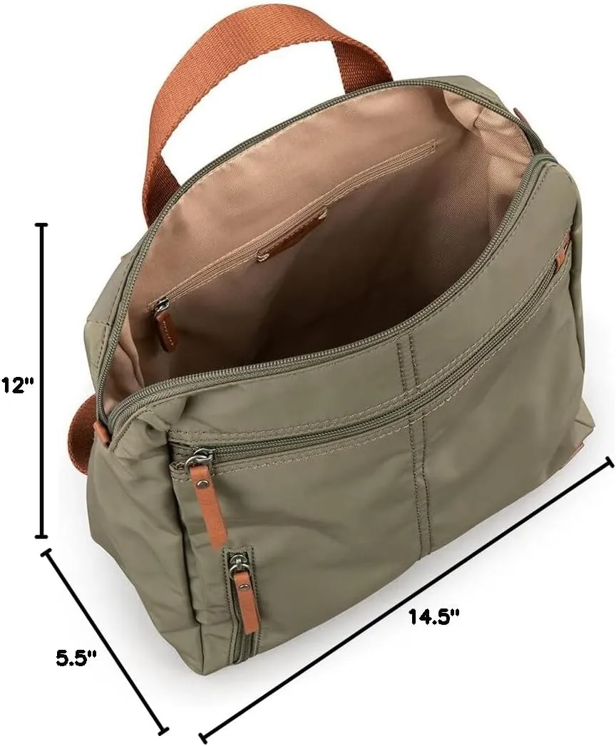 The Sak womens Esperato Recycled Nylon Backpack, Olive Ii, One Size US