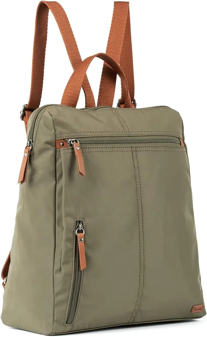 The Sak womens Esperato Recycled Nylon Backpack, Olive Ii, One Size US