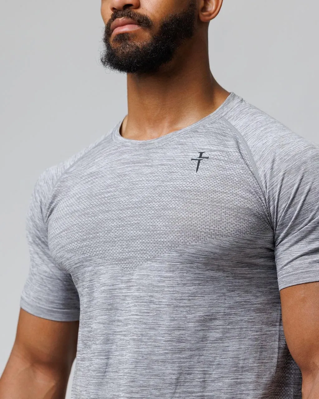THREE NAILS Seamless Tee - Sweat-Wicking, Lightweight, Athletic tee for Men