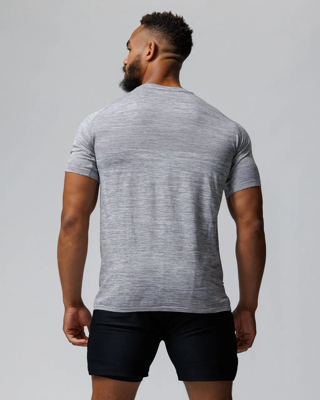THREE NAILS Seamless Tee - Sweat-Wicking, Lightweight, Athletic tee for Men