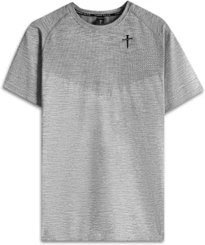 THREE NAILS Seamless Tee - Sweat-Wicking, Lightweight, Athletic tee for Men