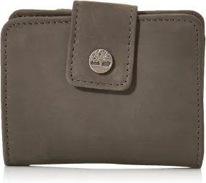 Timberland Women's Leather Rfid Small Indexer Wallet Billfold, Castlerock, One Size