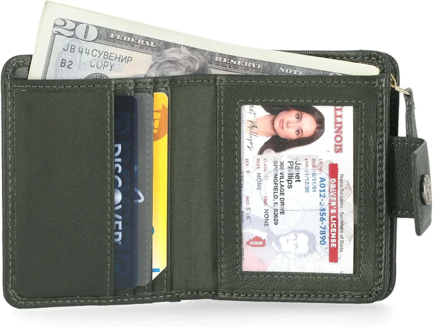Timberland Women's Leather Rfid Small Indexer Wallet Billfold, Grape Leaf, One Size