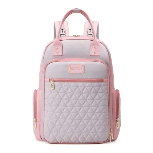 Toddler Diaper Bag Backpack Baby Girl Diaper Bag for Mom, Baby Bags for Girls Lightweight Mama Bag, Baby Must Haves for Newborns Pink Baby Girl Gifts