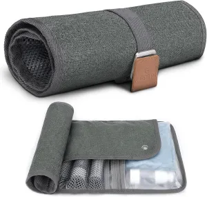 Toiletry Bag for Men, Travel Essentials Travel Toiletry Bag, Water-Resistant Compact Bathroom Roll Organizer for Hygiene, Shaving kit, Gifts for men