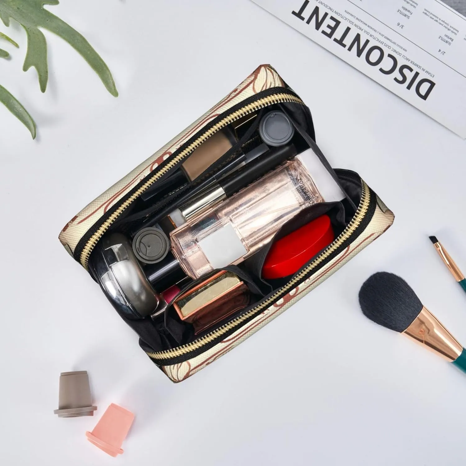 Toiletry Bag for Women Men Dopp Kit Travel Makeup Bag Love You Forever Make Up Organizers Cosmetic Bag