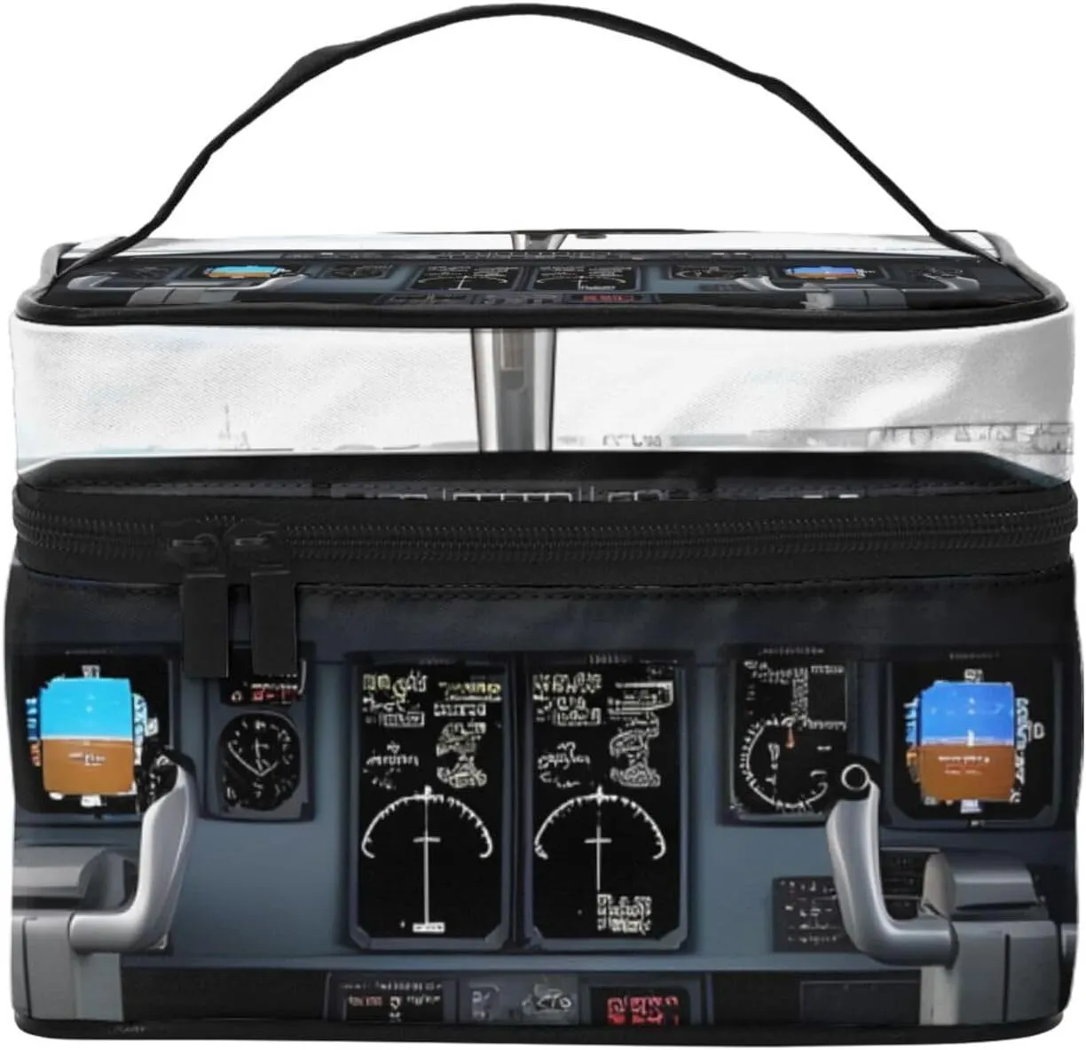 Toiletry Bag for Women Men Dopp Kit Travel Makeup Bag Make Up Organizers Cosmetic Bag Airplane Cockpit Hanging Toiletry Bag Shaving Bag with Large Capacity for Travel