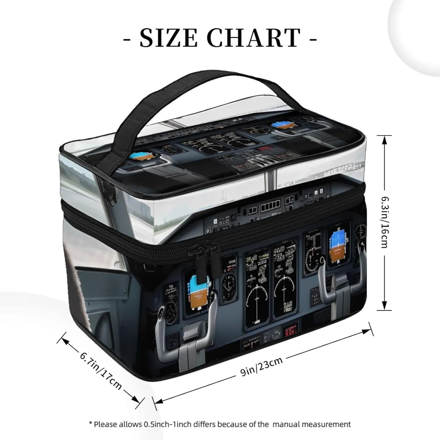 Toiletry Bag for Women Men Dopp Kit Travel Makeup Bag Make Up Organizers Cosmetic Bag Airplane Cockpit Hanging Toiletry Bag Shaving Bag with Large Capacity for Travel