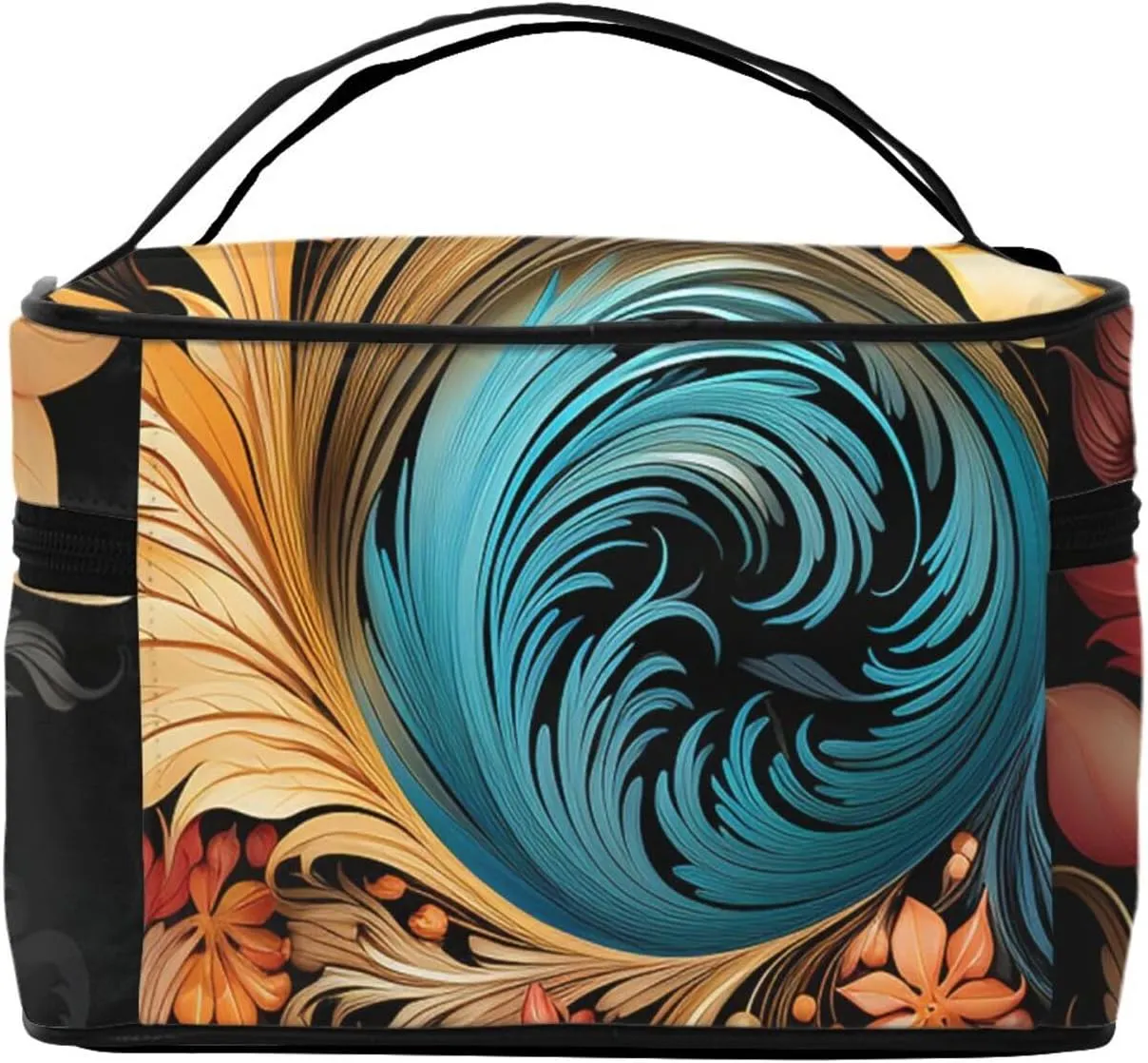 Toiletry Bag for Women Men Dopp Kit Travel Makeup Bag Make Up Organizers Cosmetic Bag Lively Tones Hanging Toiletry Bag Shaving Bag with Large Capacity for Travel