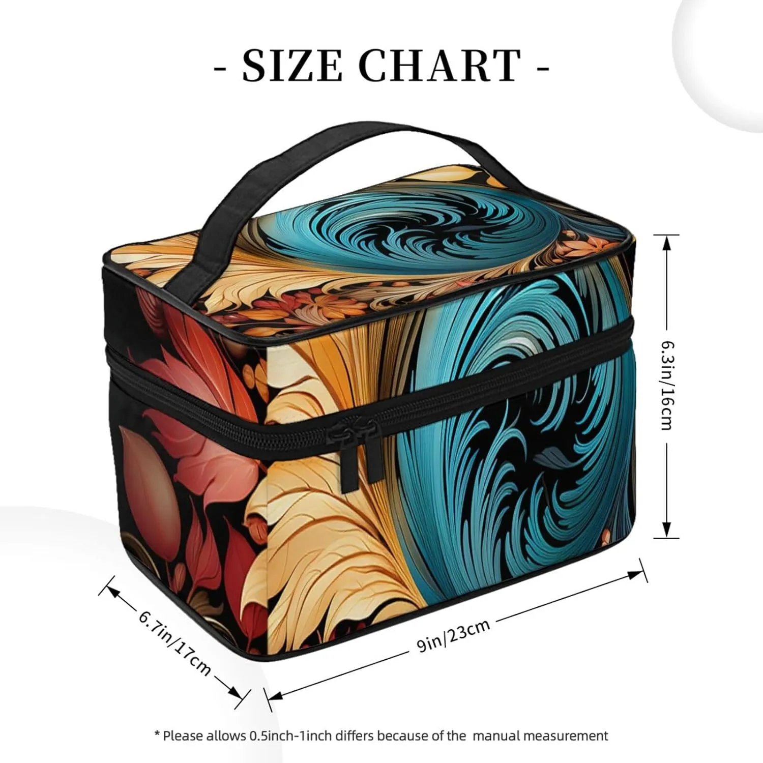 Toiletry Bag for Women Men Dopp Kit Travel Makeup Bag Make Up Organizers Cosmetic Bag Lively Tones Hanging Toiletry Bag Shaving Bag with Large Capacity for Travel