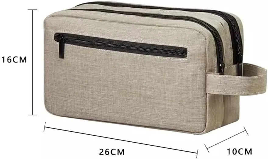 Toiletry Bag Men's Business Trip Travelling Toiletries Storage Bag Cosmetic Bag for Travel(Yellow)
