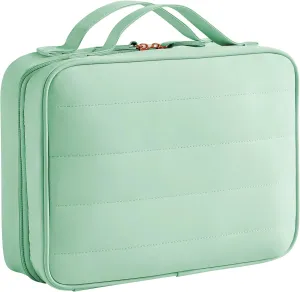 Toiletry Bag, Travel Bag for Women & Men, Portable Cosmetic Bag with Hanging Hook, Durable, Waterproof for Shampoo, Makeup, Essentials, Toiletries Acessories (Green)