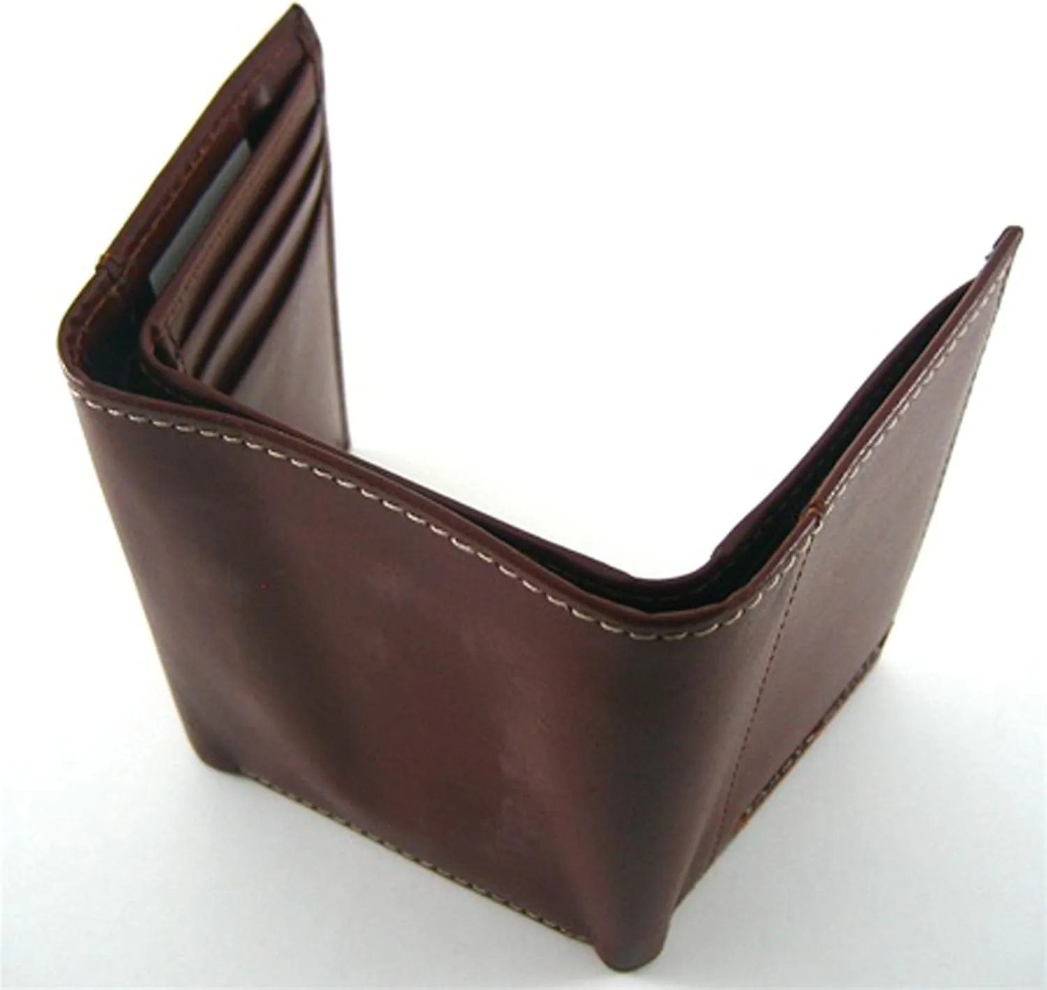 Tommy Hilfiger Men's Compact Trifold Wallet with ID Window and Multiple Card Slots