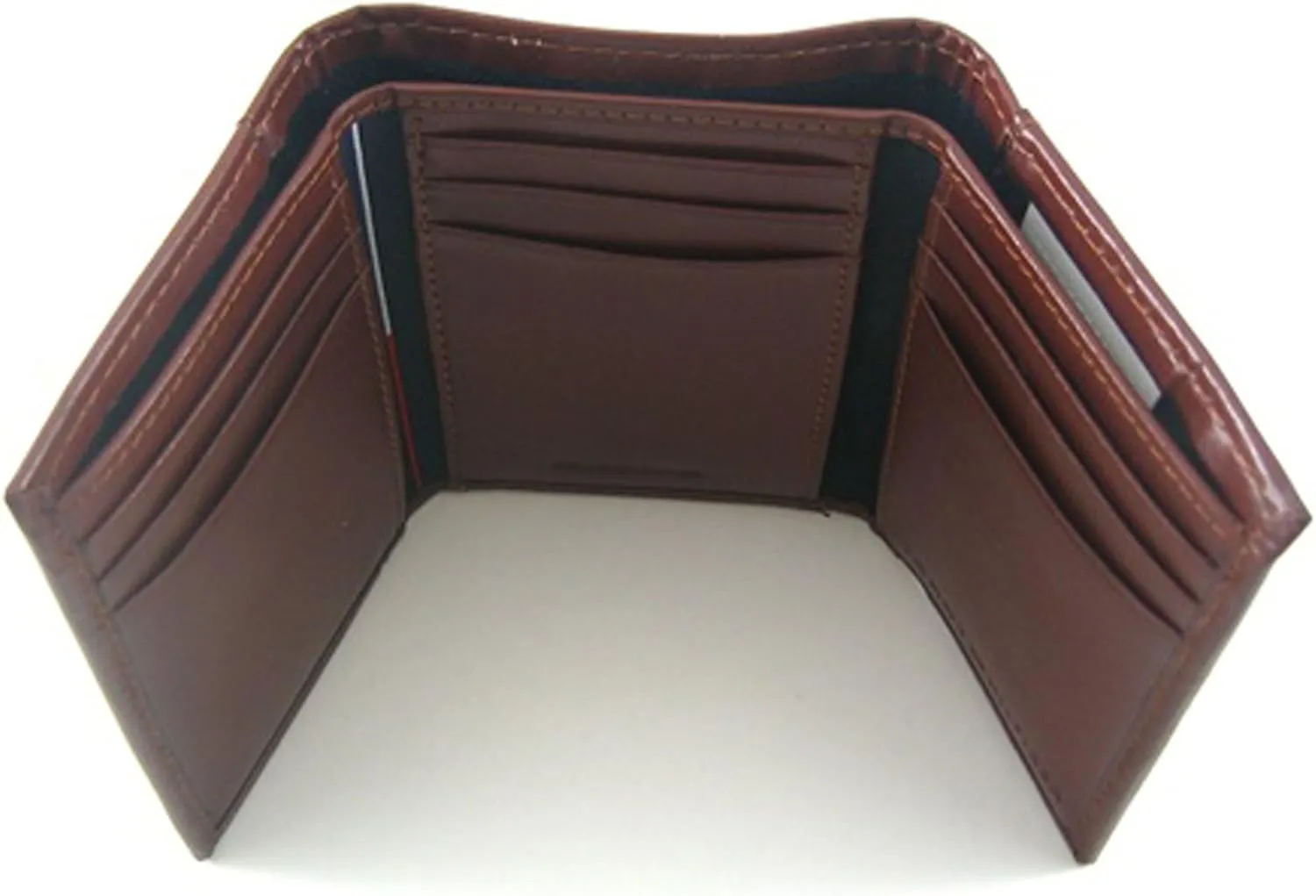 Tommy Hilfiger Men's Compact Trifold Wallet with ID Window and Multiple Card Slots