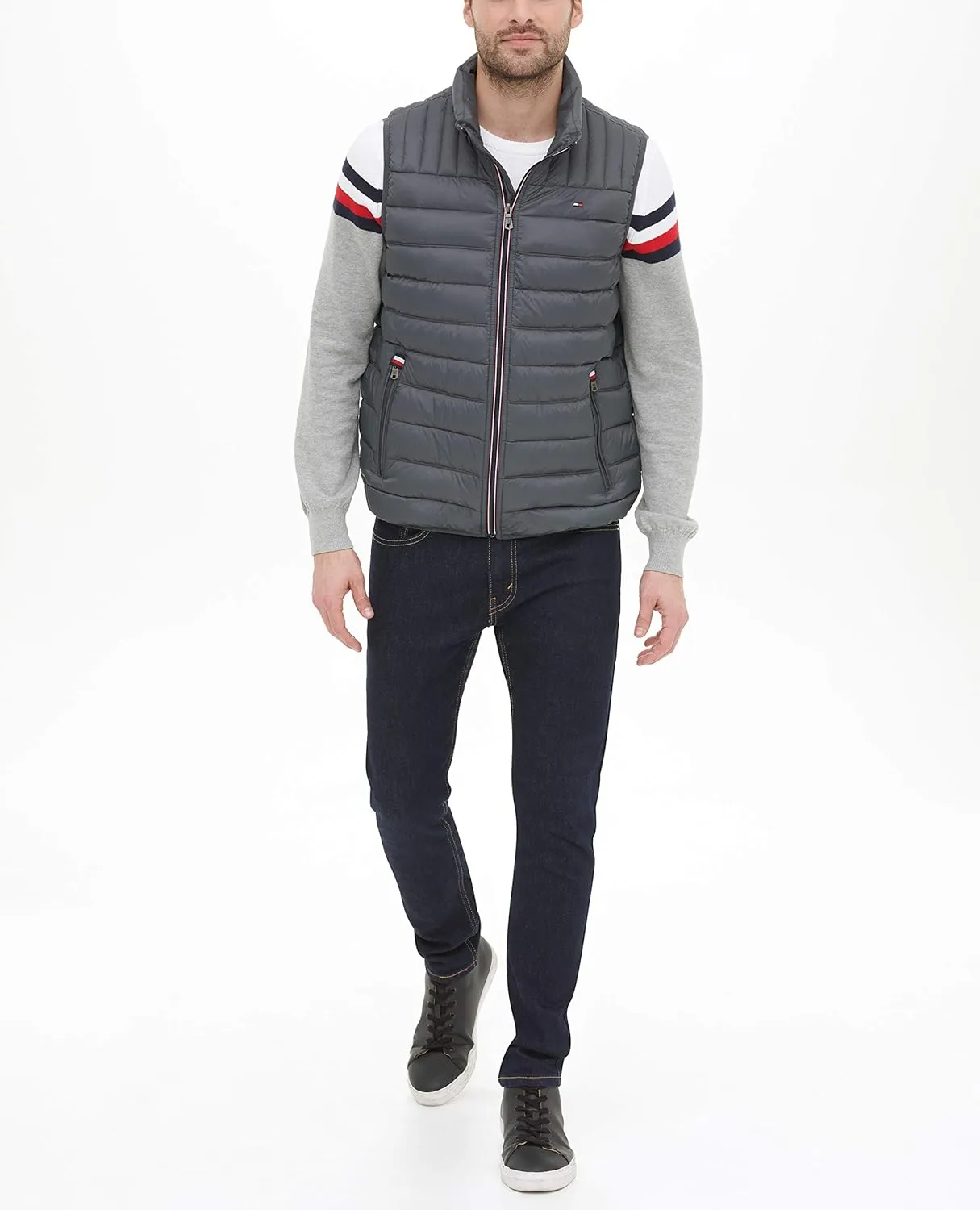 Tommy Hilfiger Men's Legacy Lightweight Packable Puffer Vest Jacket