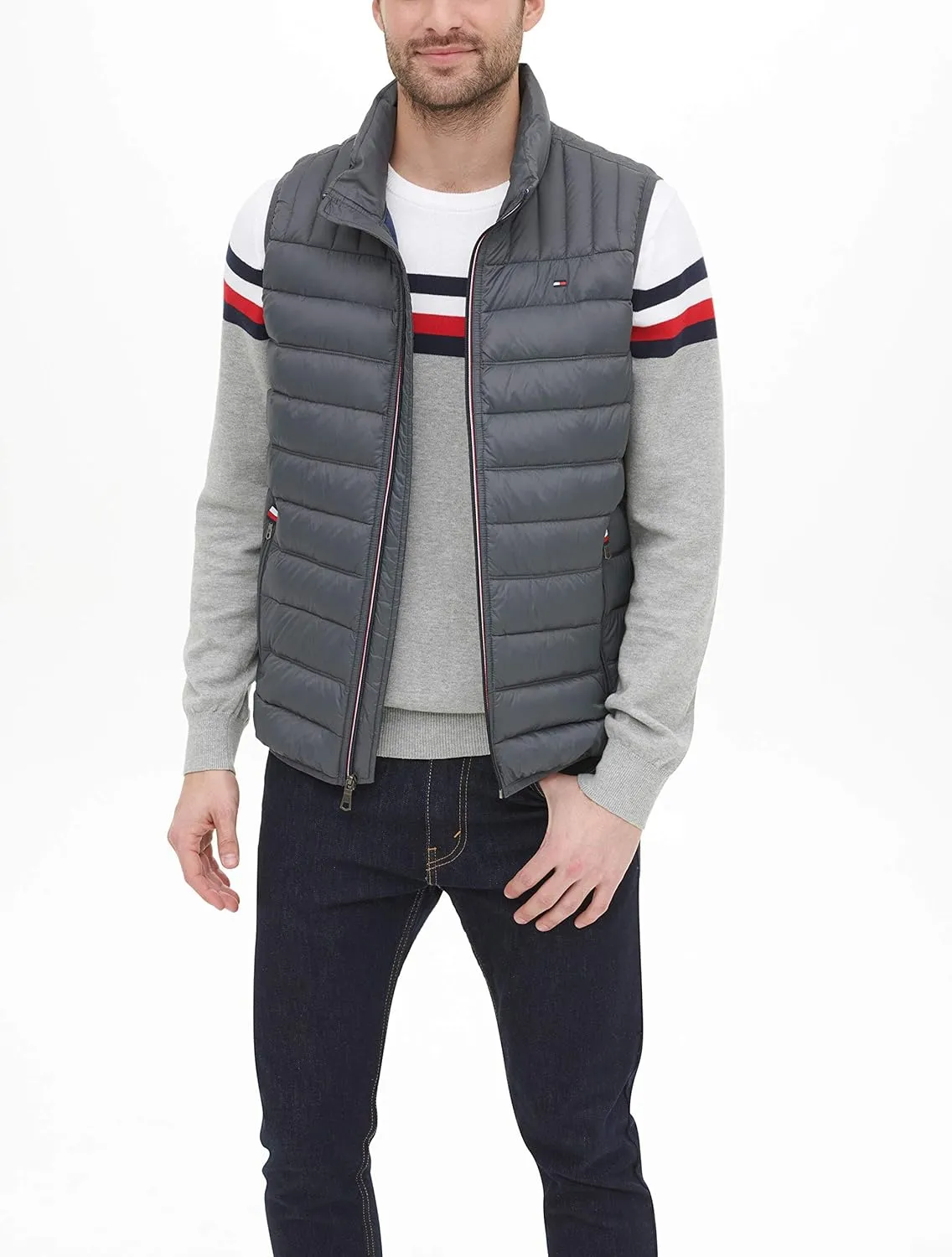 Tommy Hilfiger Men's Legacy Lightweight Packable Puffer Vest Jacket