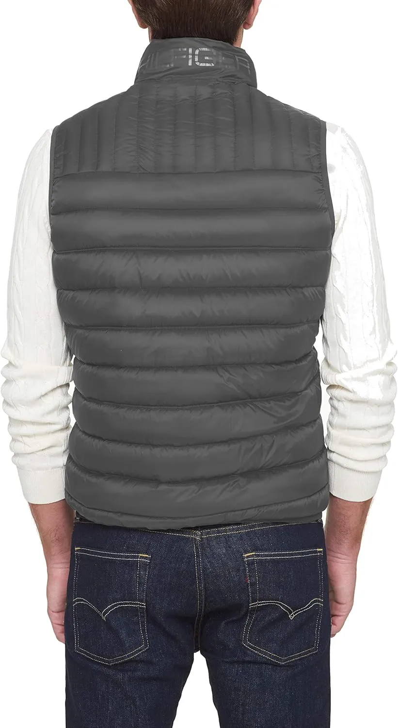 Tommy Hilfiger Men's Lightweight Packable Puffer Vest Jacket