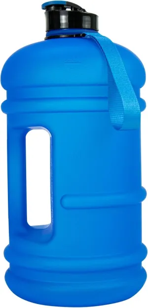 TOOFEEL 1 Gallon Water Bottle - 128 oz Water Bottle With Flip Lid - Gallon Water Bottle with Measurements Marked,Leak Proof BPA Free Gallon Water Jug for gym， sports - Matte Dark Blue