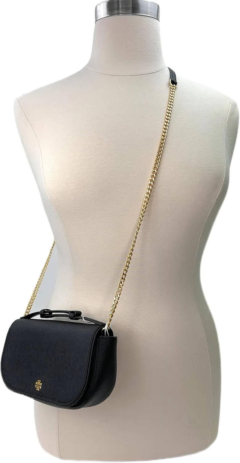 Tory Burch Emerson Top Handle Women's Saffiano Leather Crossbody Bag