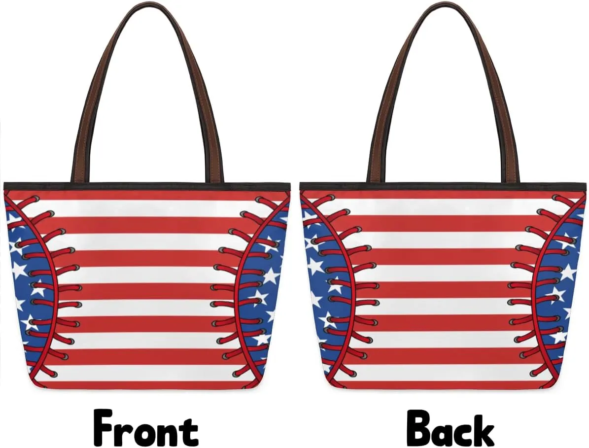 Tote Bag for Women with Zipper Large Capacity Top Handle Casual Shoulder Bag Handbag Reusable Shopping