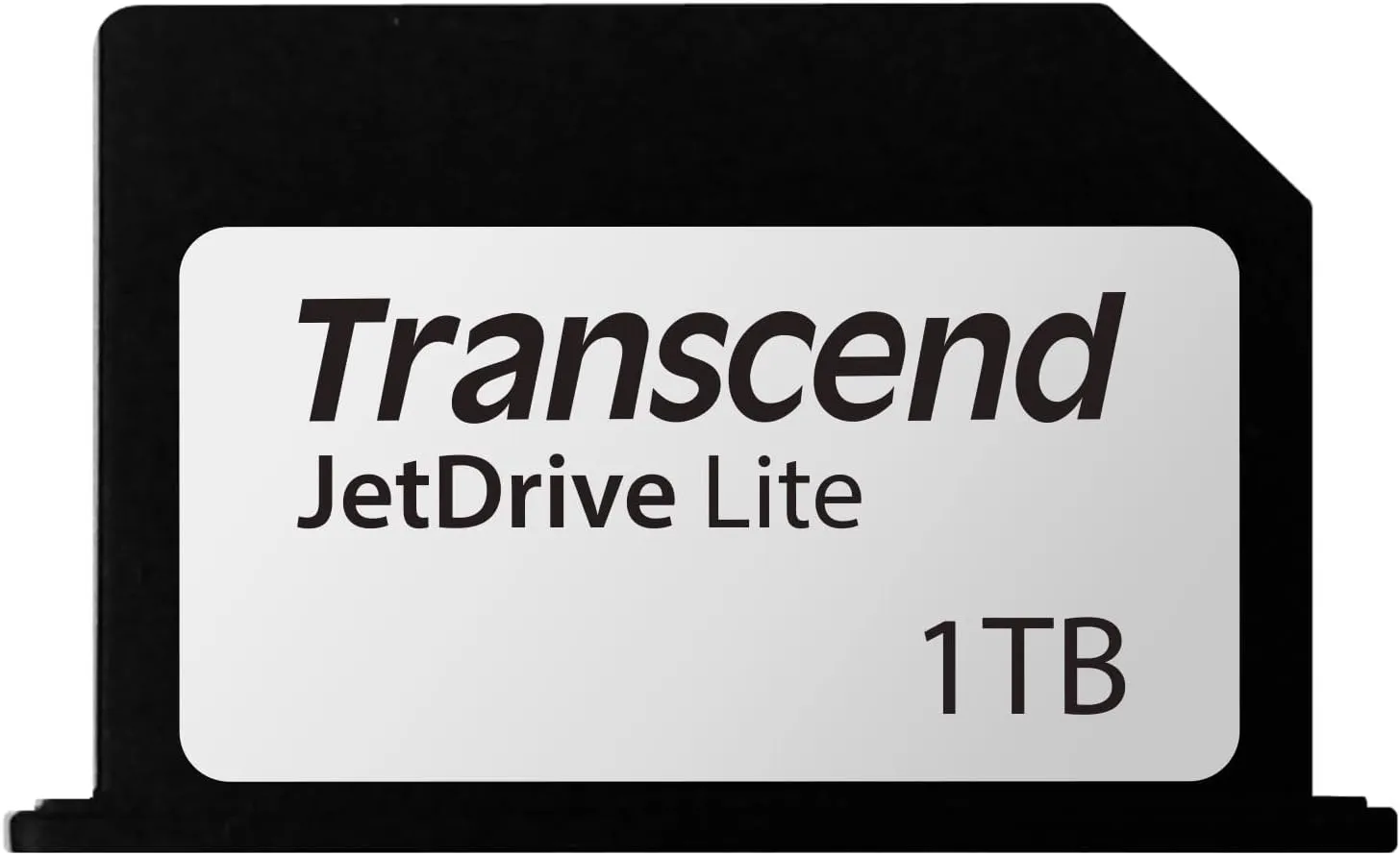Transcend 1TB JDL330, Expansion Card for MacBook M4 Pro 2024, 2023, 2021, Lightweight Design, Up to 95 MB/s, JetDrive Lite 330 - TS1TJDL330
