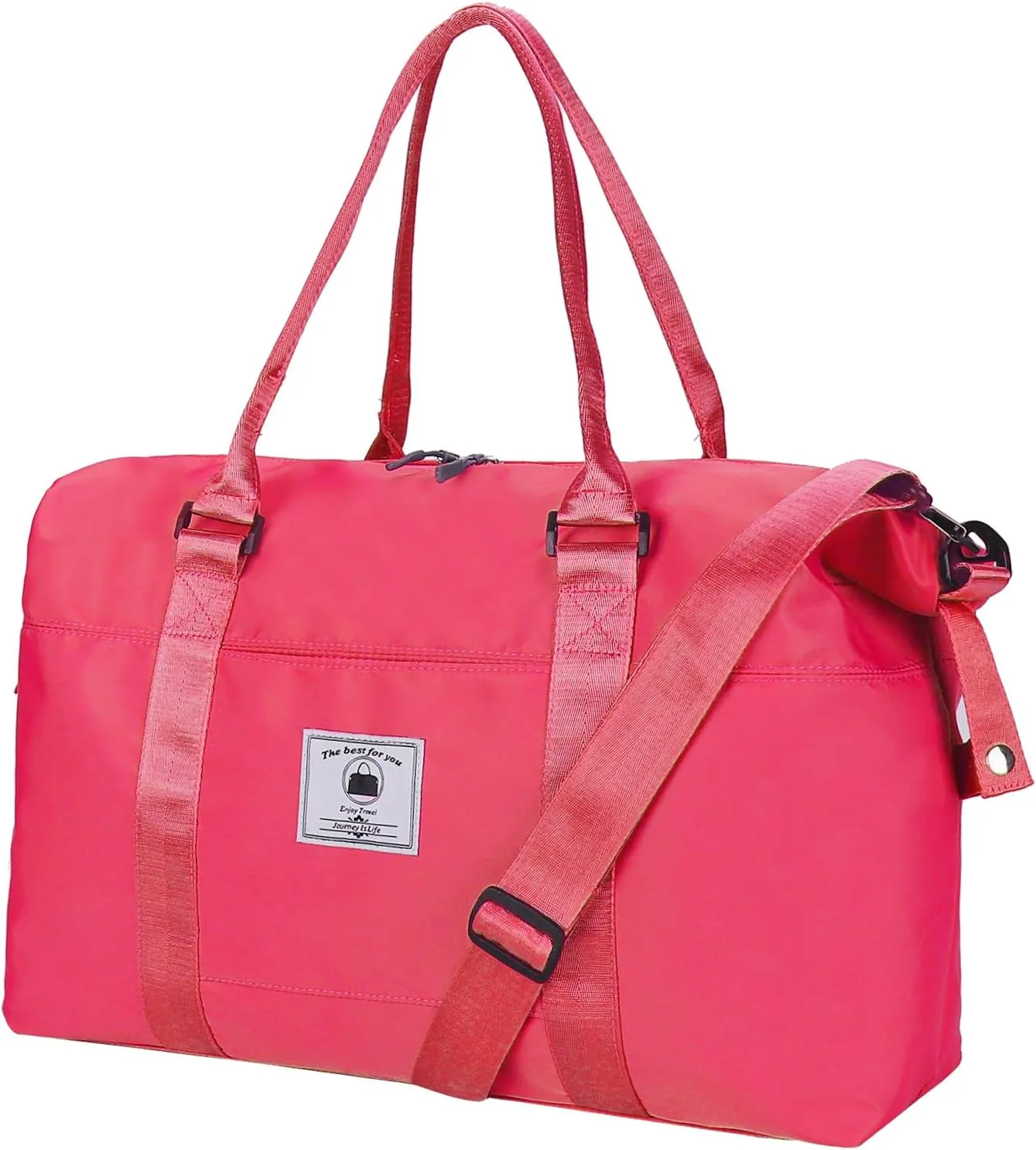 Travel Duffle Bag, Waterproof Sport Tote Gym Bag for Women Men, Overnight Weekender Carry On Bag with Wet Pocket