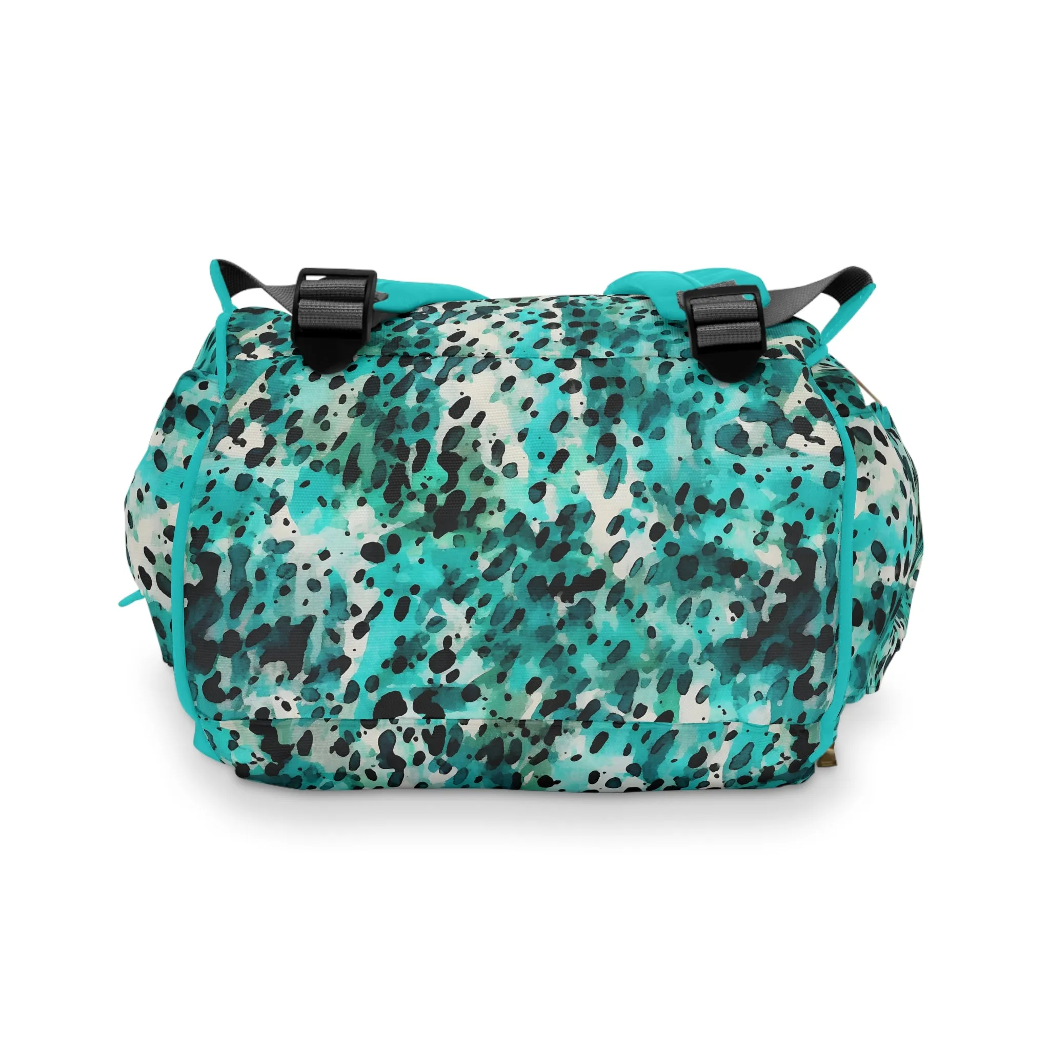 Trendy Cow Print Diaper Backpack - Durable Baby Bag with Unique Cow Pattern, Spacious Nappy Bag for Fashion-Forward Parents