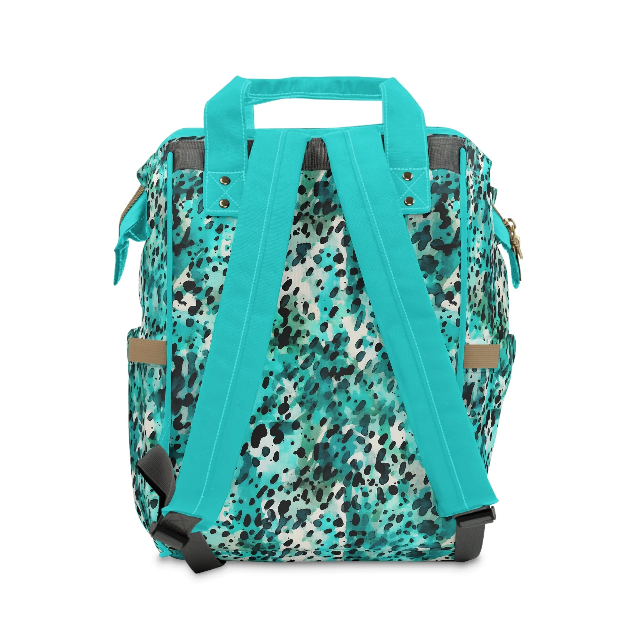 Trendy Cow Print Diaper Backpack - Durable Baby Bag with Unique Cow Pattern, Spacious Nappy Bag for Fashion-Forward Parents