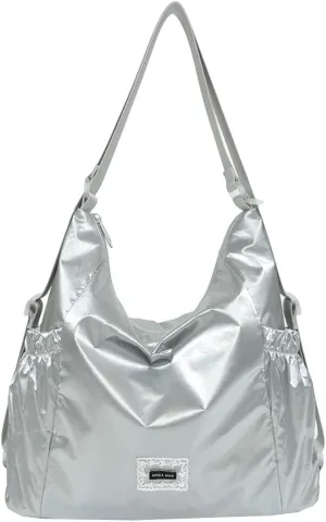 Trendy Tote Bags with Large Capacity Multi-functional Bag for Women Soft Material Shoulder Bags for Daily Life