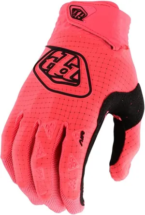 Troy Lee Designs X Oakley Vision Air Glove for Mountain Bike/BMX/Motorcycle/Dirtbike, Breathable, Silicon Grips Youth AIR Glove; GLO RED XL