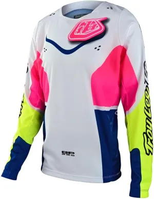 Troy Lee Designs Youth GP Pro Jersey, Radian White/Multi, Small