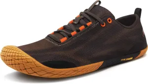 TSLA Men's Trail Running Shoes, Lightweight Zero Drop Barefoot, Non-Slip Outdoor Minimalist Shoes