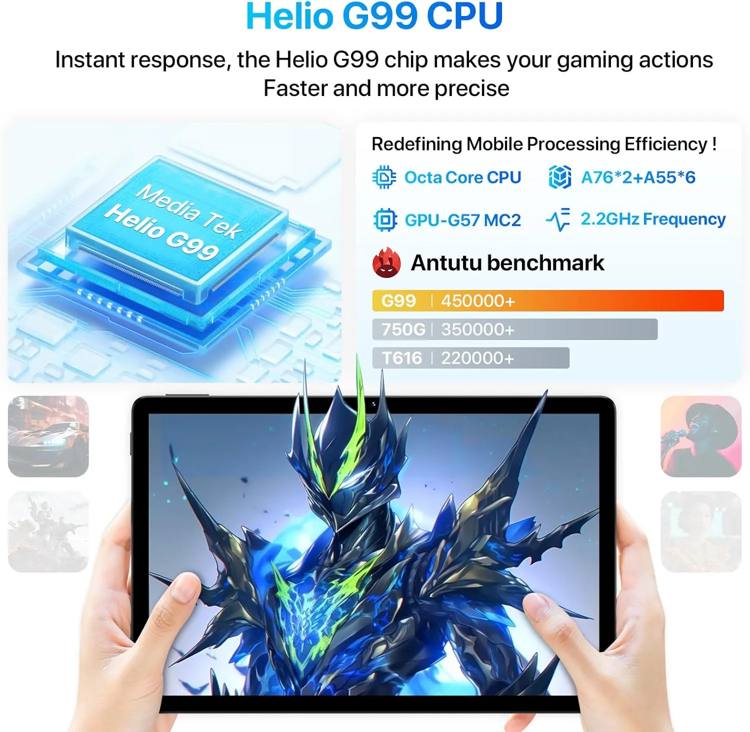 UMIDIGI MTK Helio G99 Tablet 2025,G7 Tab Pro 16GB 256GB 1TB,11 inch FHD  1920 * 1200 Unlocked Tablets,Octa-Core 2.2GHz, 8000mAh with 18W Charging 13MP 8MP 4 Speakers,4G Sim 5GHz WiFi,GPS,Face Unlock