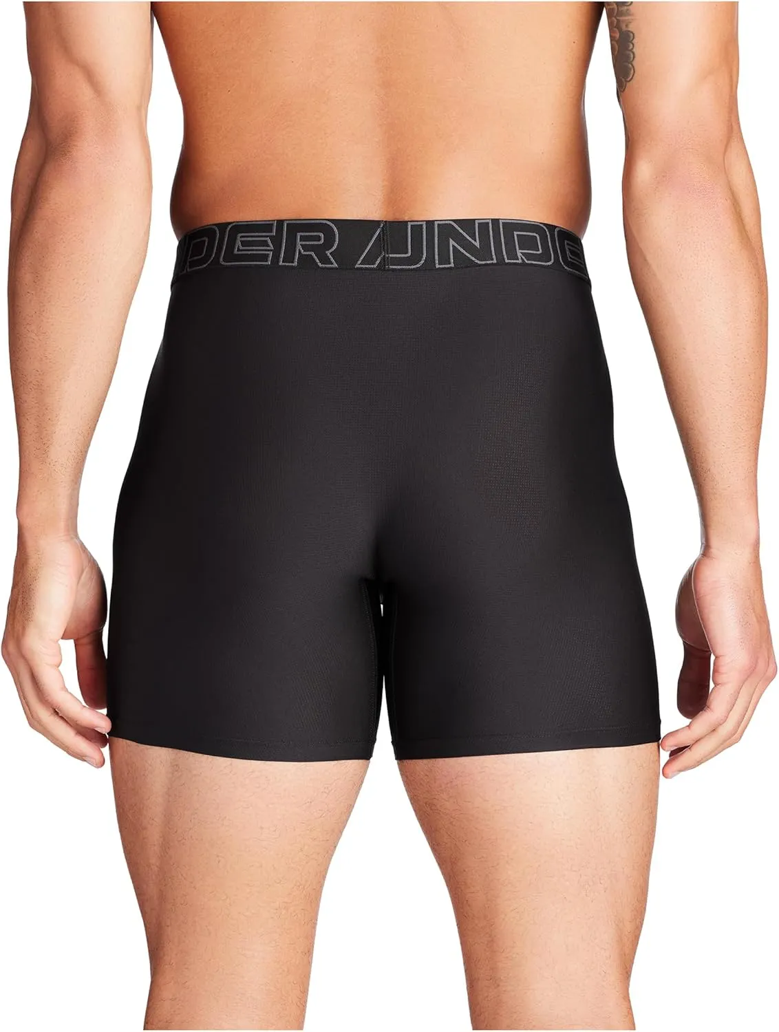Under Armour Men's Multi-pack Performance Tech Mesh Boxerjock Brief, 6" Inseam, All-day Comfort