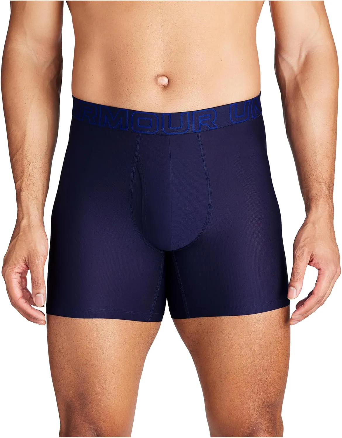 Under Armour Men's Multi-pack Performance Tech Mesh Boxerjock Brief, 6" Inseam, All-day Comfort