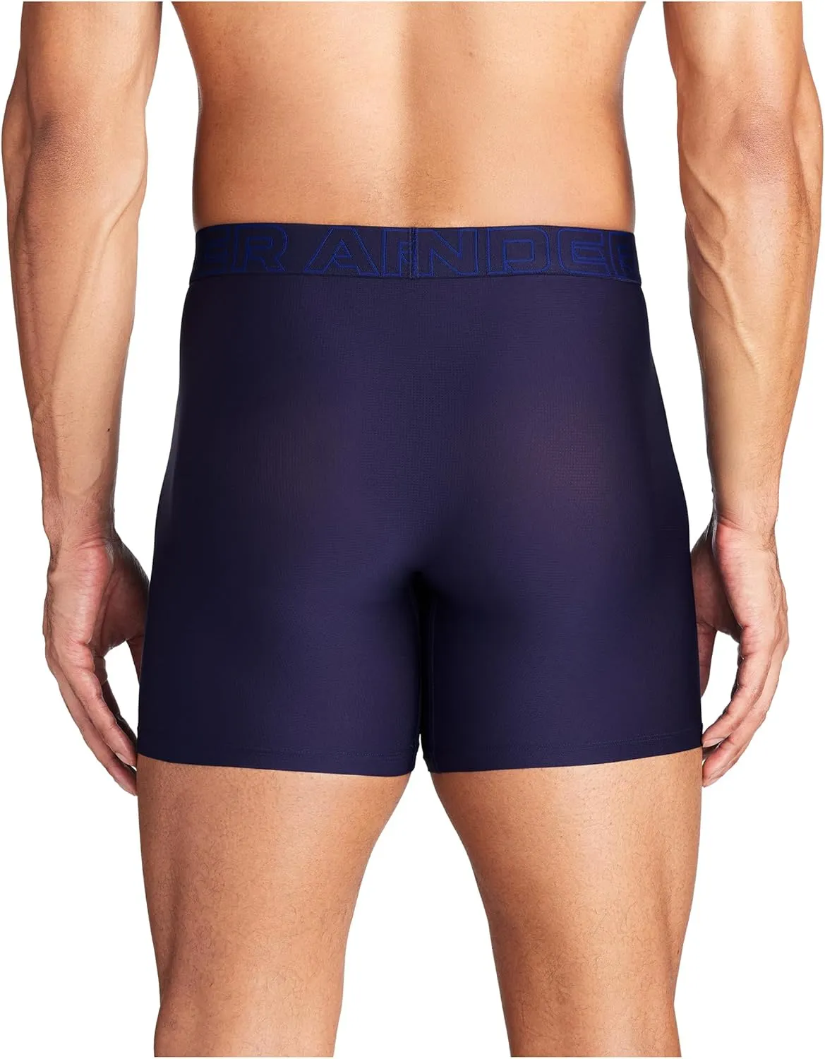 Under Armour Men's Multi-Pack Performance Tech Mesh Boxerjock Brief, 6" Inseam, All-Day Comfort