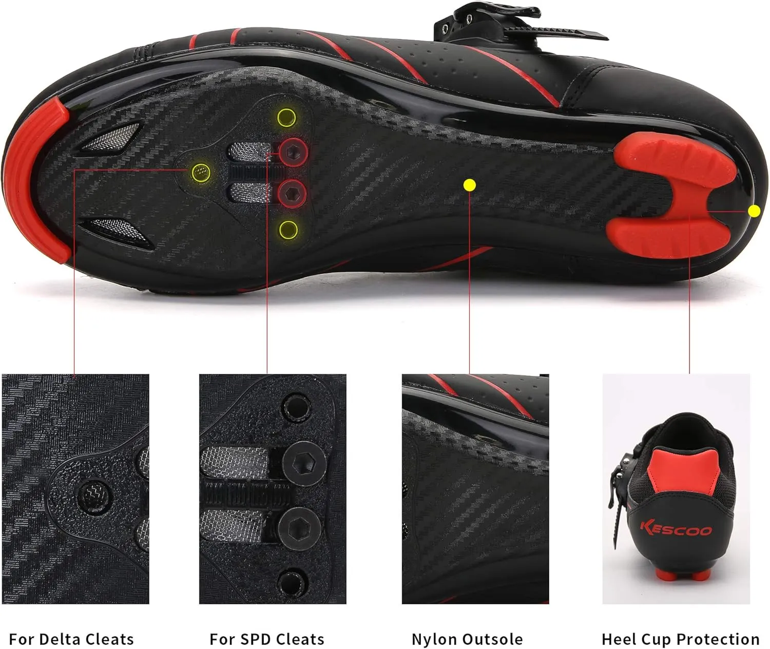 Unisex Cycling Shoes Compatible with pelaton Indoor Road Bike Riding Shoes for Men and Women Delta Cleats Clip Outdoor Pedal