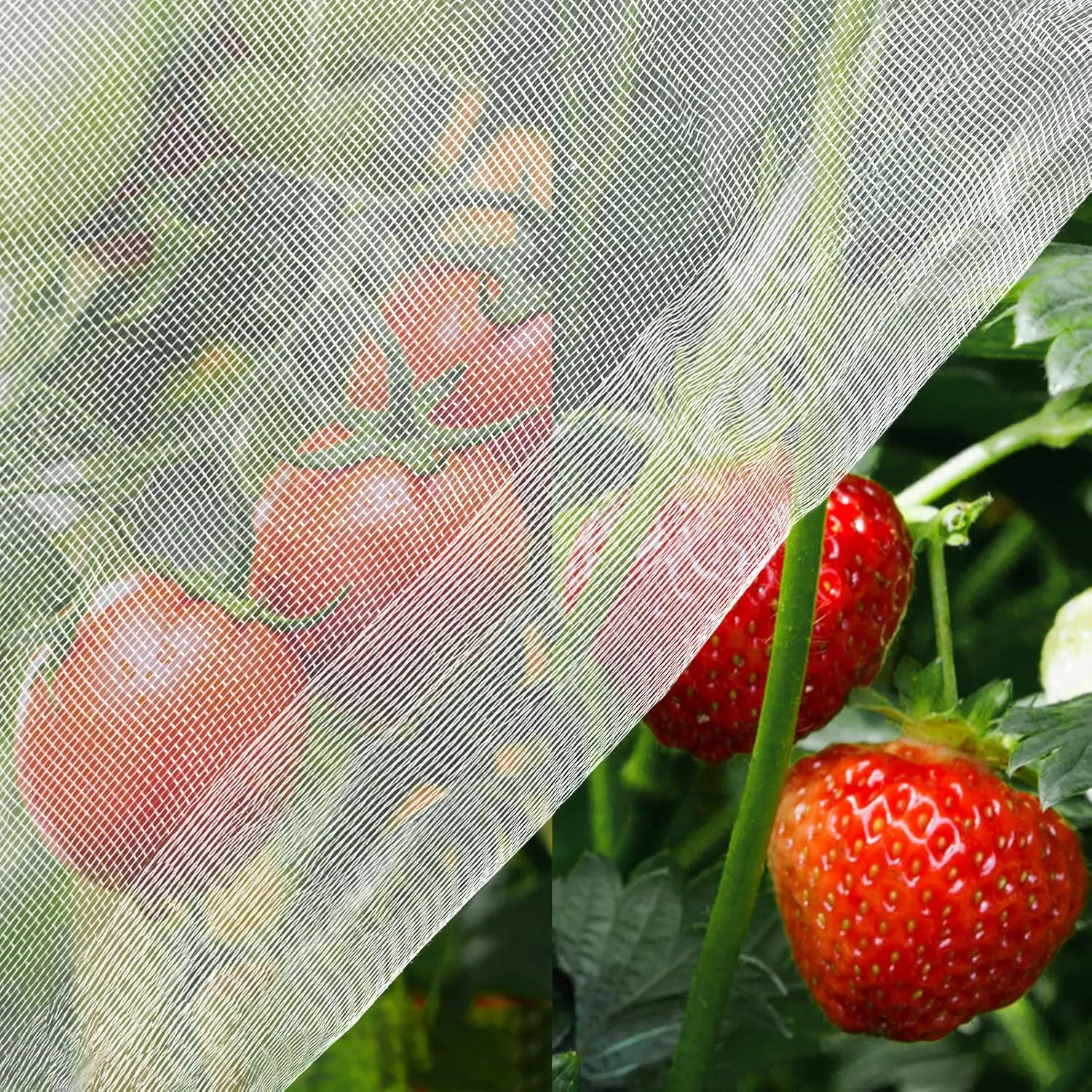 Unves 10'x20' Garden Netting, Mosquito Bird Netting Mesh for Vegetable Fruits Tree Protections, Plant Covers Insect Mesh Net Pest Barrier Protect Garden Plant from Birds Bugs