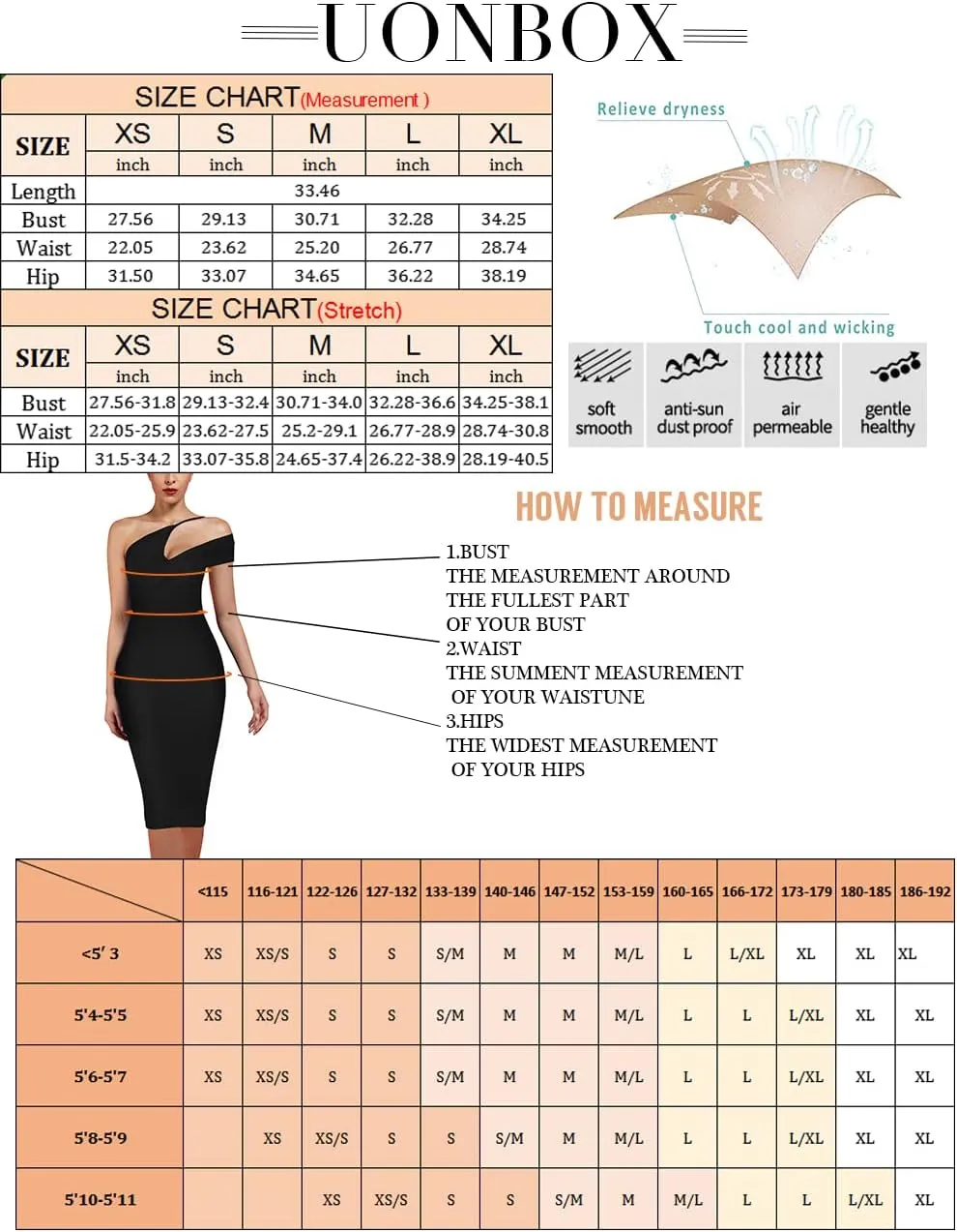 UONBOX Women's Cut Out One Shoulder Sleeveless Split Club Party Fashion Bandage Dress