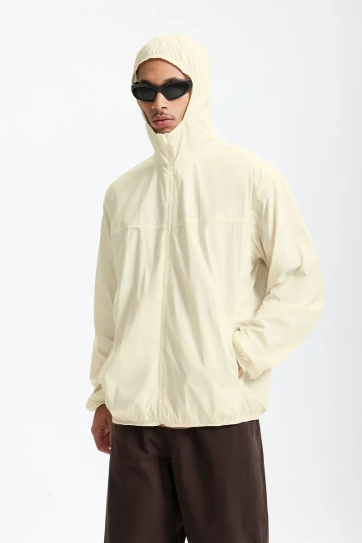 UPF 100 Hooded Sun Jacket for Men & Women, Lightweight UV Protection Shirt with Pockets, 6.3oz (Poly/Nylon)