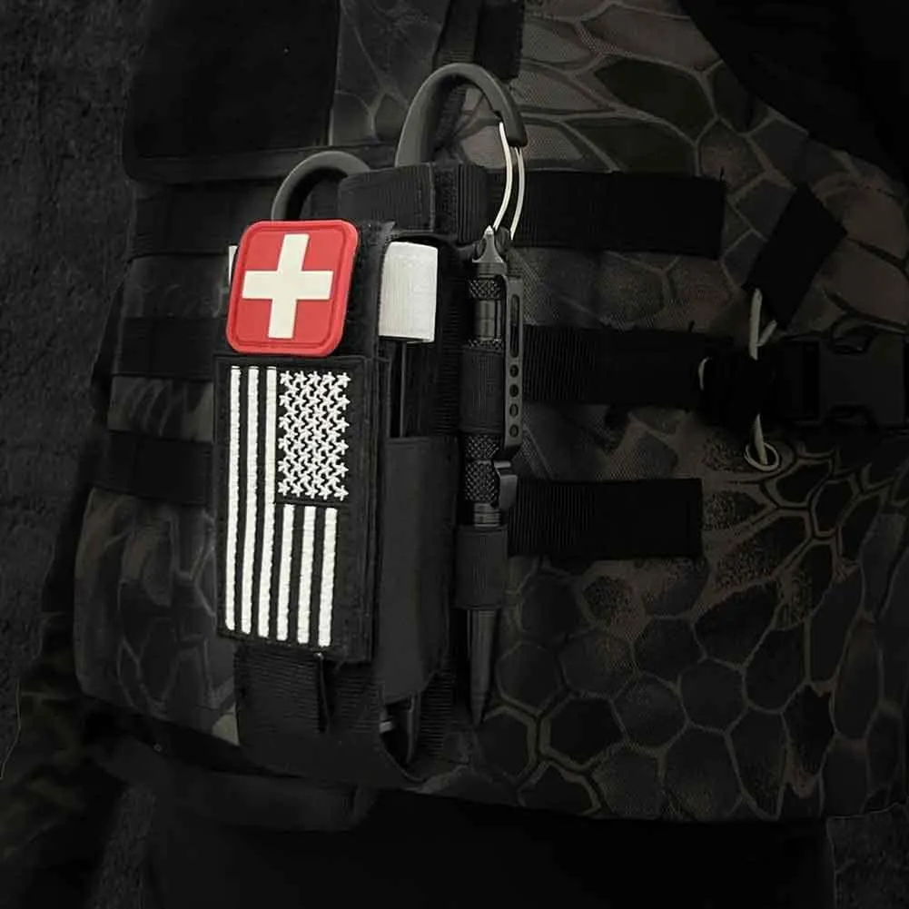 Upgrade 1000D Laser Cut Molle Tourniquet Holder, Heavy Duty Tactical Molle Tourniquet Pouch Holder