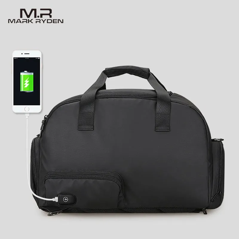 USB Travel Bag Large Capacity Waterproof Luggage Bag