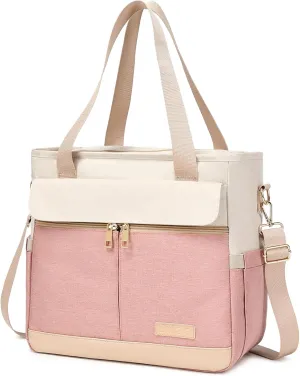 Utility Medium Tote Bag for Women & Men, Multi-Pocket Crossbody Handbag with Shoulder Strap