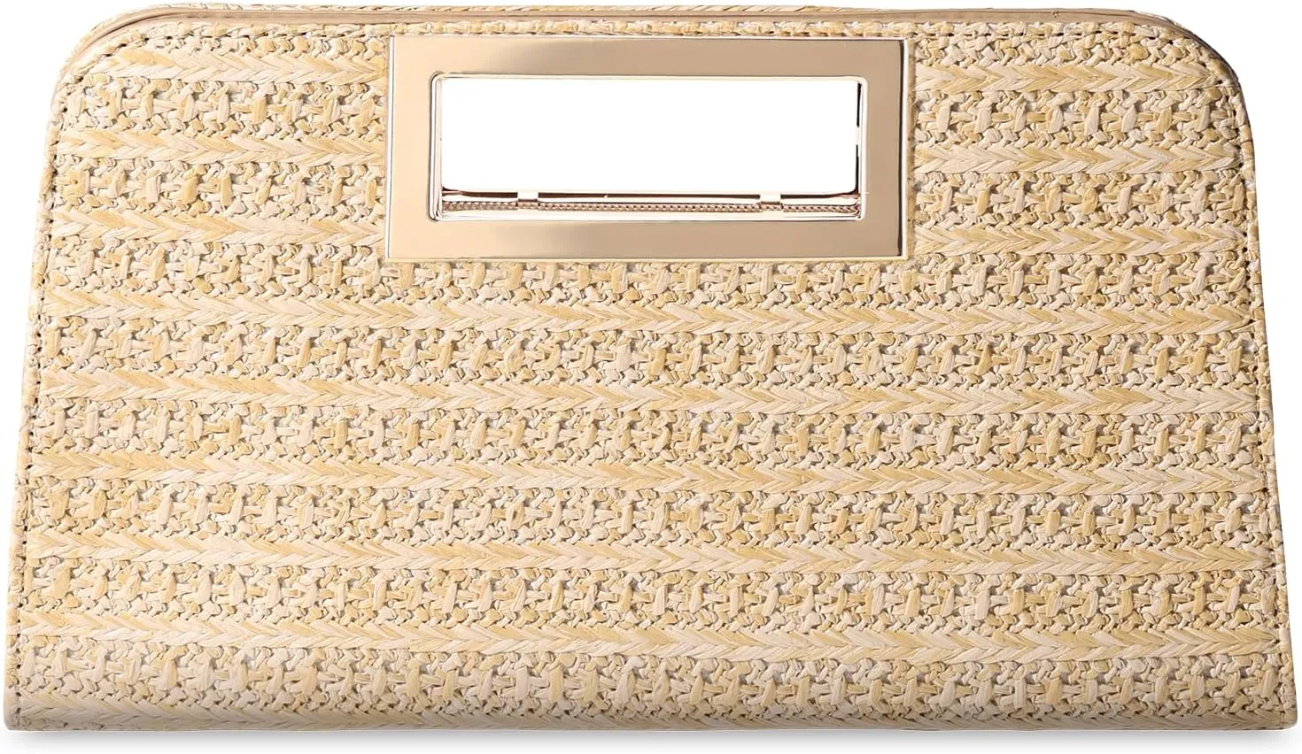 VASCHY Clutch Purse for Women,Fashion Vegan Leather Cut-Out Handle Evening Handbag Crossbody Shoulder Bag for Wedding,Party