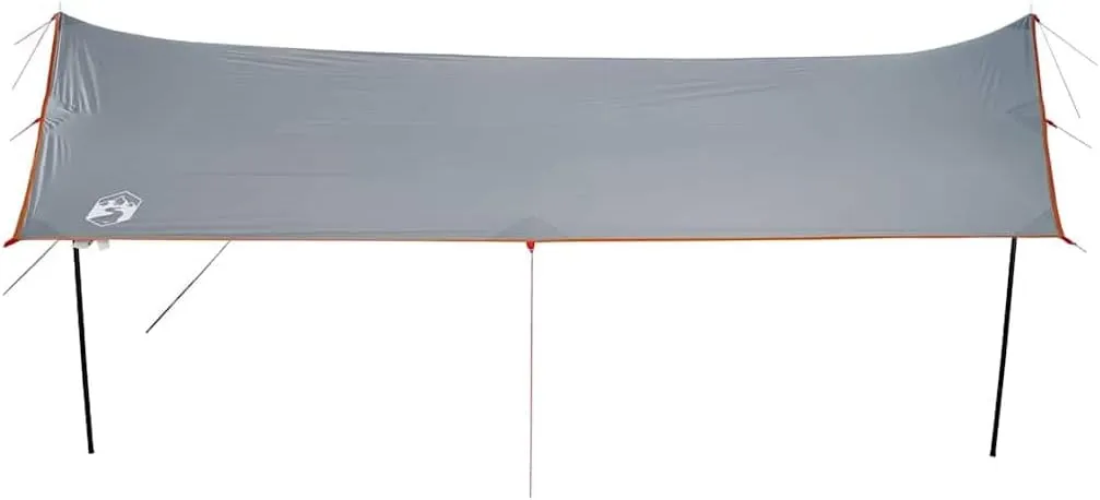 vidaXL Camping Tarp Orange 181.1x120.1x82.7 Waterproof