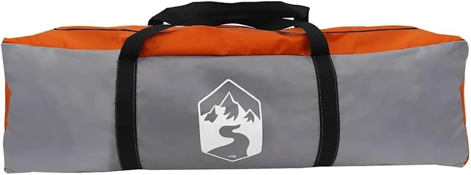 vidaXL Camping Tarp Orange 181.1x120.1x82.7 Waterproof