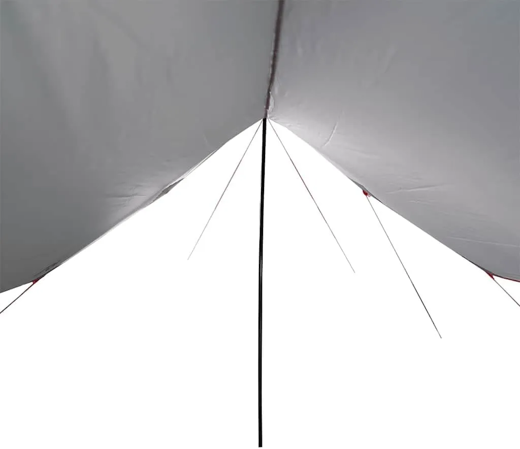 vidaXL Camping Tarp Orange 181.1x120.1x82.7 Waterproof