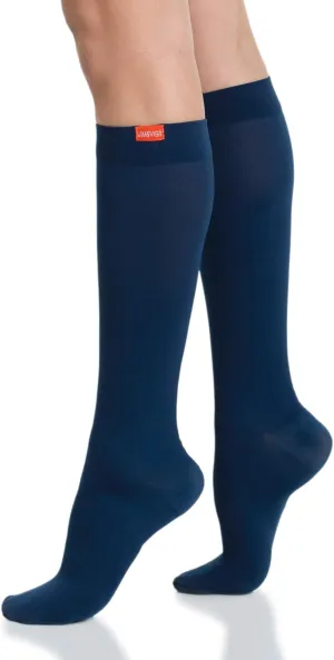 VIM & VIGR Moisture Wick Nylon 15-20 mmHg Graduated Compression Socks for Women & Men