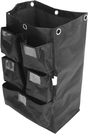 VOSAREA Commercial Cleaning Cart Bag Housekeeping Organizer with Spacious Design for Efficient Janitorial Tasks for and